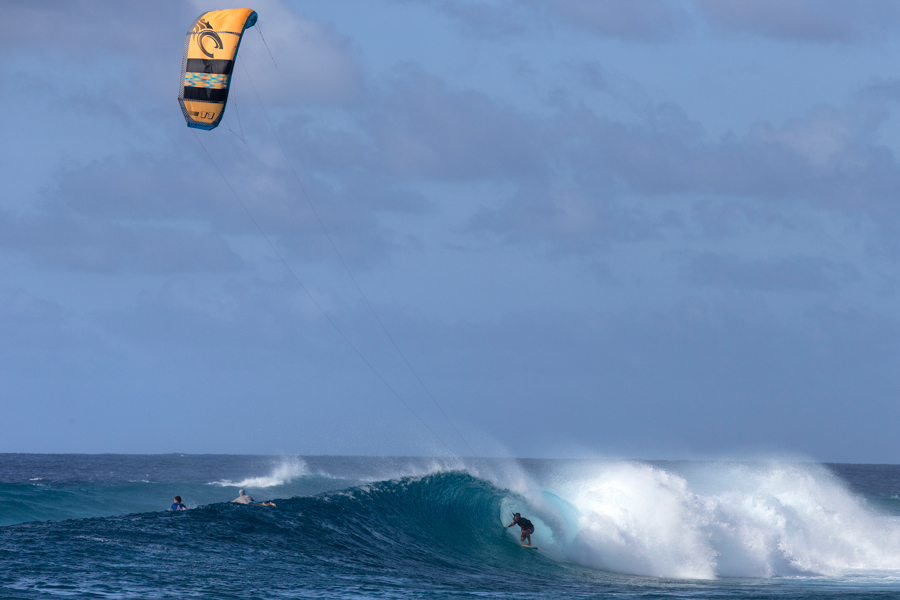 reo stevens kitesurfs marshall island